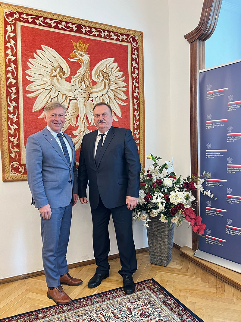 Z KG RP w Ostrawie Stanisławem Bogowski