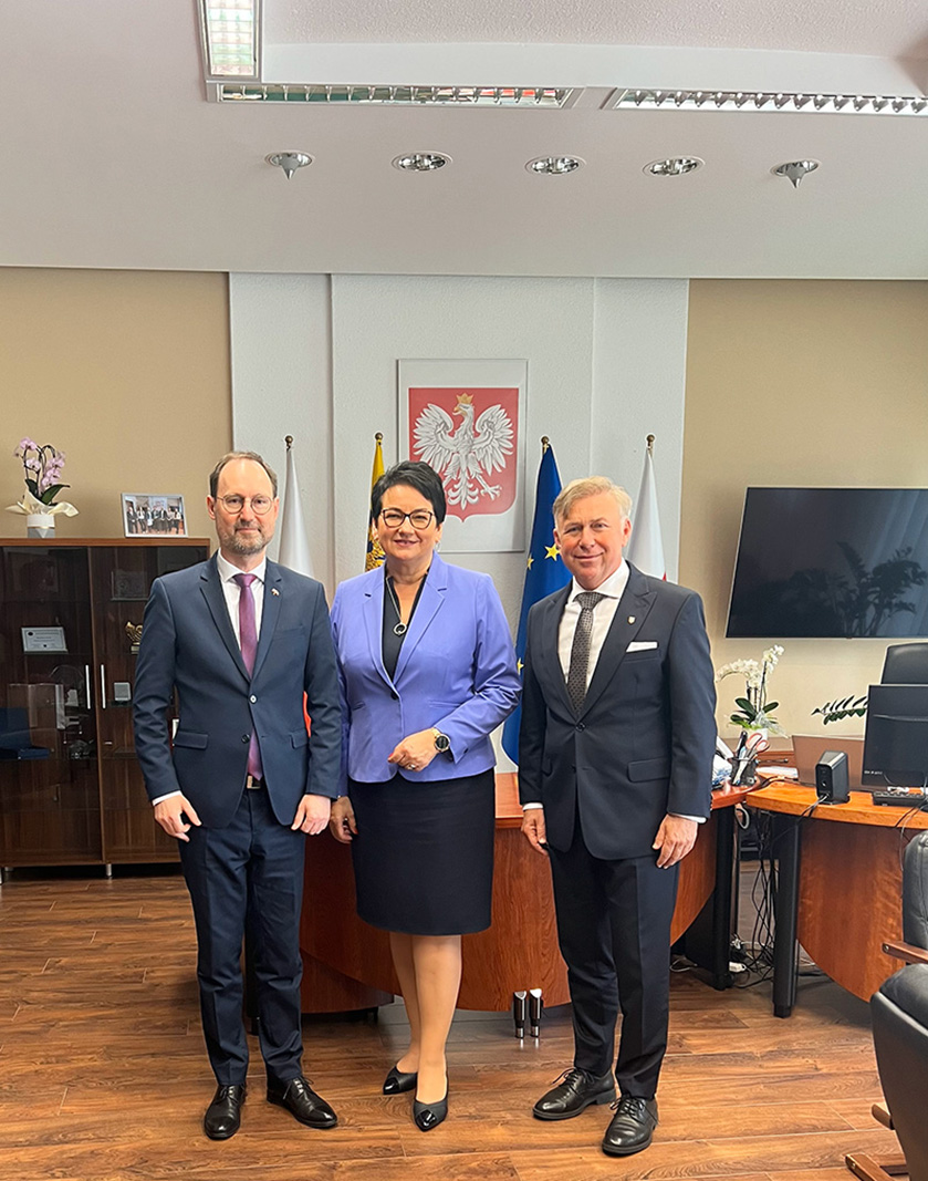 Z Panią Wojewodą Opolską
